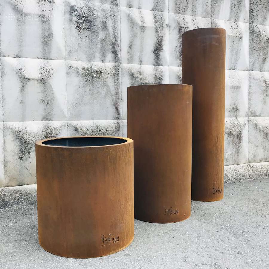 Corten plieno vazonai - nuotraukos Nr. 2