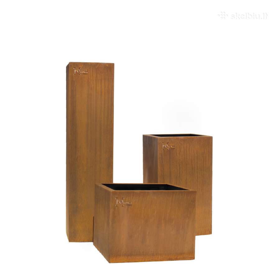 Corten plieno vazonai - nuotraukos Nr. 8