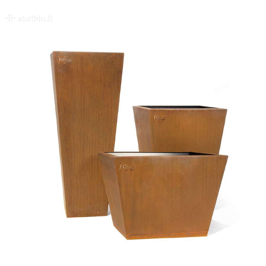 Corten plieno vazonai - nuotraukos Nr. 6