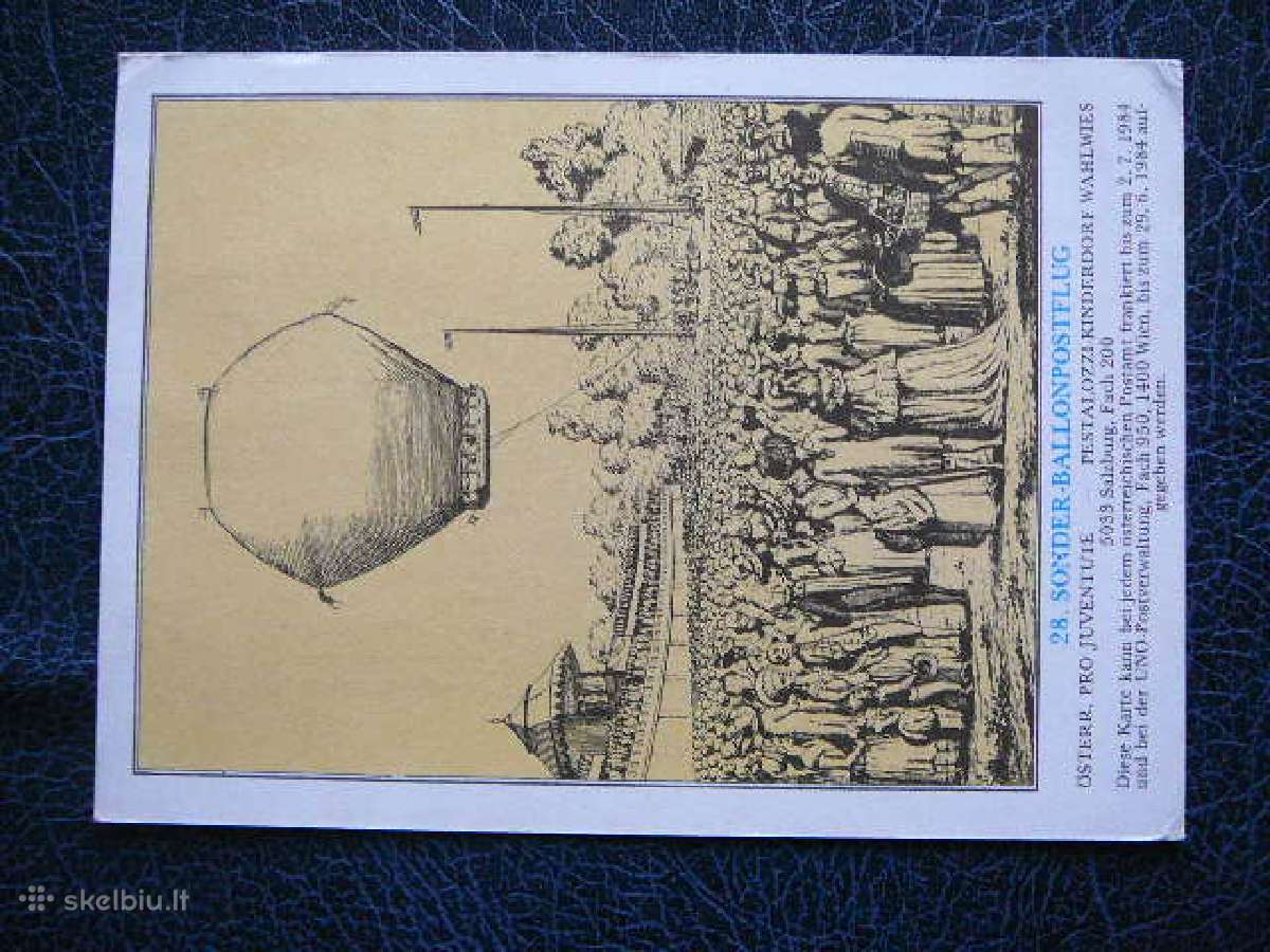 Oro balionai - pastas S. N. O. 1984 b2301 - nuotraukos Nr. 2