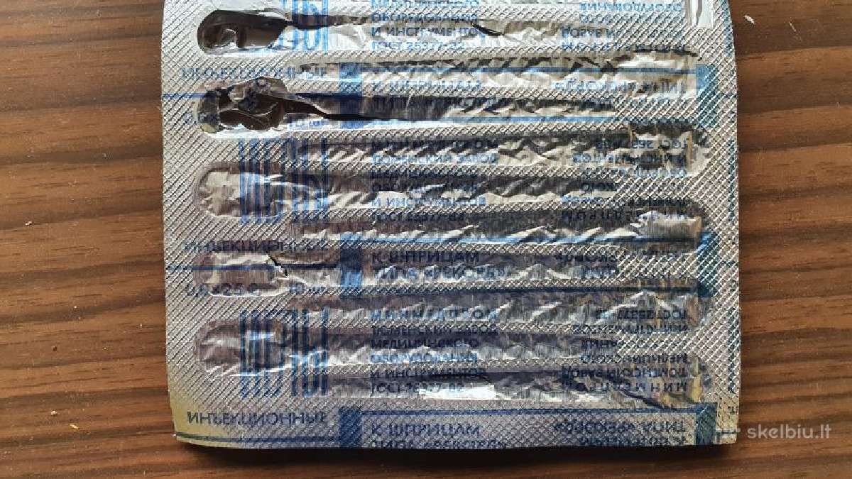 CcCCCP med. švirkštai, adatos - nuotraukos Nr. 10