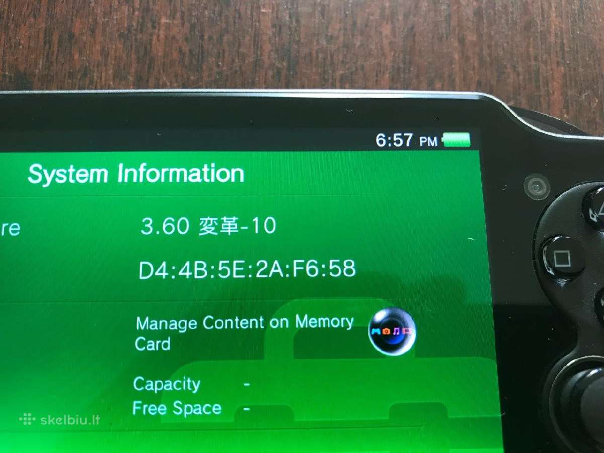 Atrištą Sony Psvita 3.65 garantija 900+ žaidimų - nuotraukos Nr. 2