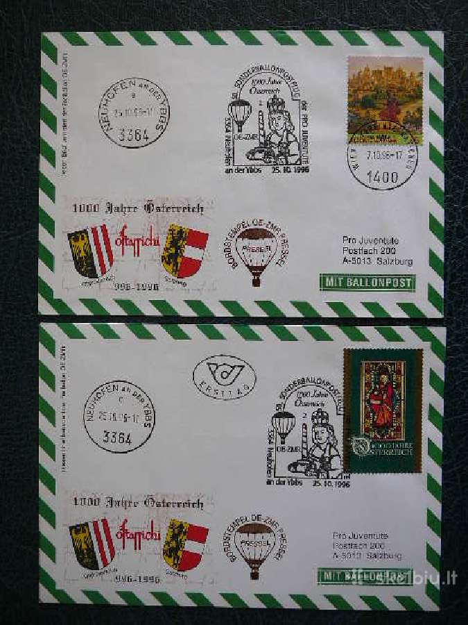 Oro balionai S. N. O. Austrija 1996 (2)b3364