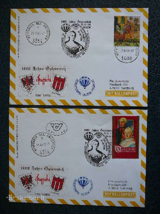 Oro balionai S. N. O. Austrija 1996 (3)b3364
