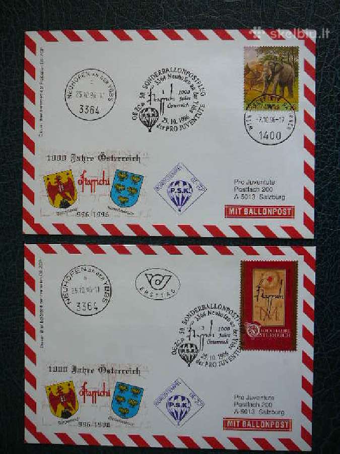 Oro balionai S. N. O. Austrija 1996 (4)b3364