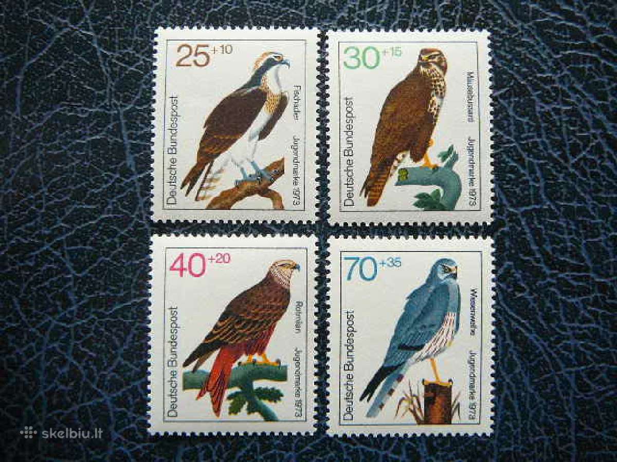 Pauksciai Vokietija 1973 Mnh lp754