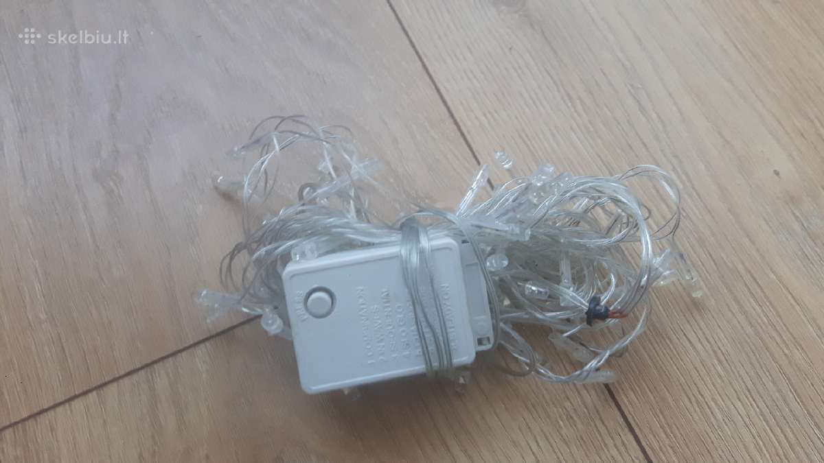 Girliandos su valdymo bloku 50 LED lempučių