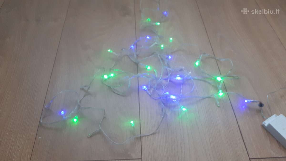 Girliandos su valdymo bloku 50 LED lempučių - nuotraukos Nr. 5