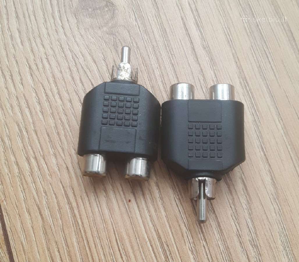 Adapteris 2xrca - Rcam Master Audio Hy1756