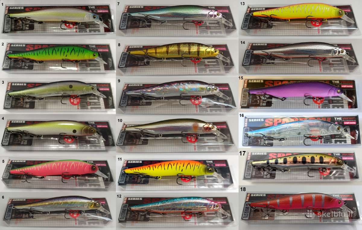 Zipbaits, Megabass, Jackall, Imakatsu Duo analogai - nuotraukos Nr. 11