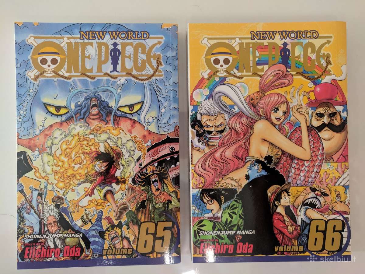 One Piece Anime Manga Rinkinys Vol 65 66 Skelbiu Lt