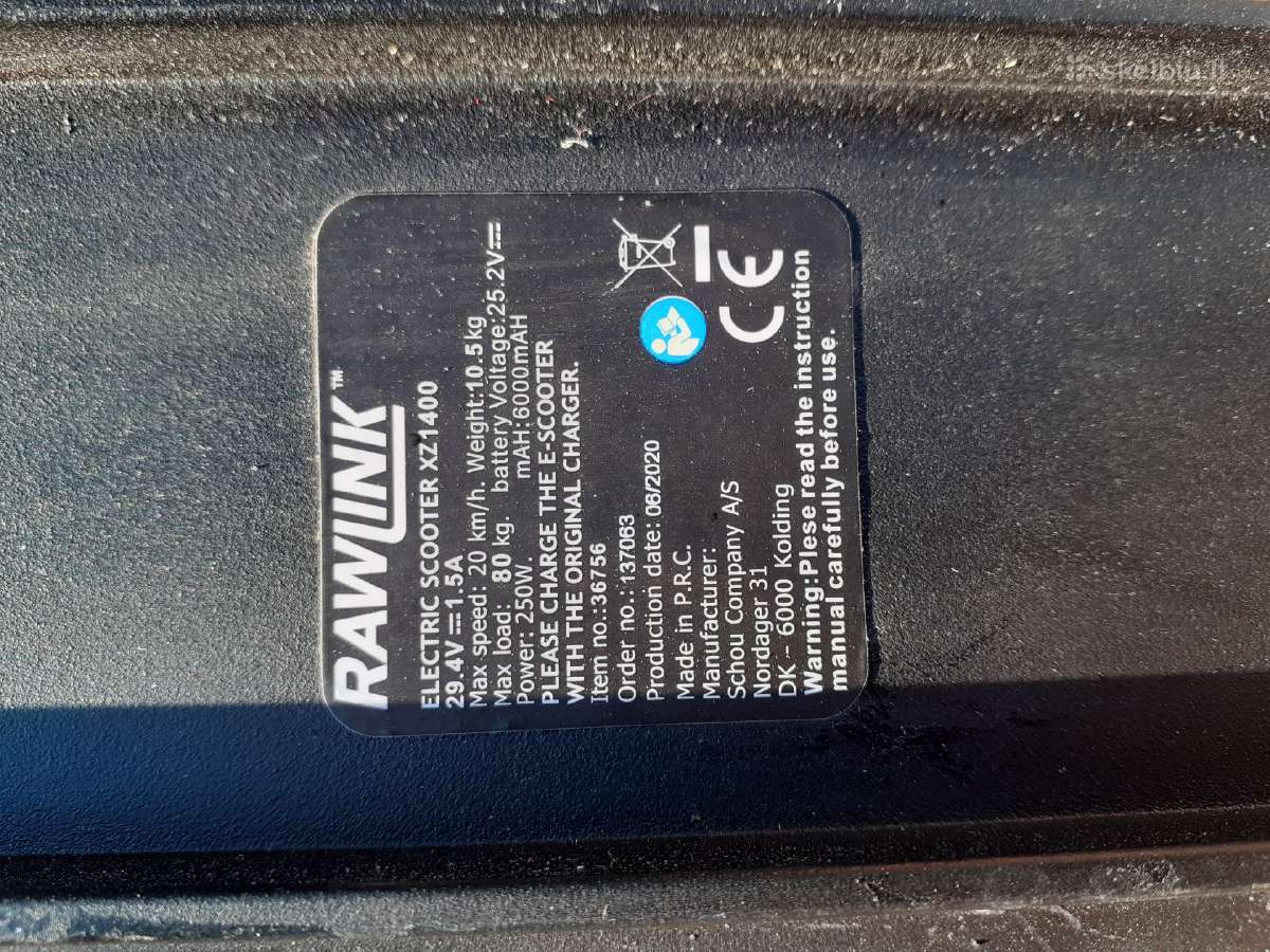 Elektrinis paspirtukas Rawlink - nuotraukos Nr. 4