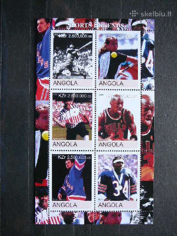Beisbolas Angola 2000 Mnh agn04s