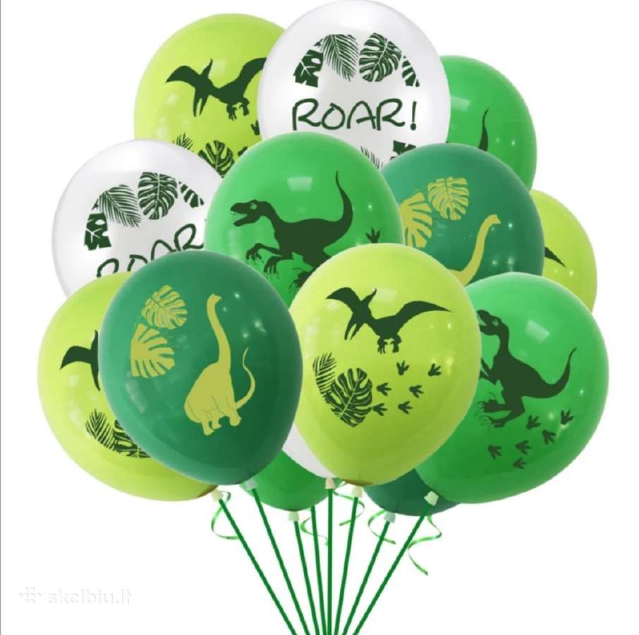 Balionai su dinozaurais 5 Eur