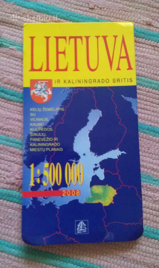 Klaipėda žemėlapis iš dviejų pusių - nuotraukos Nr. 6
