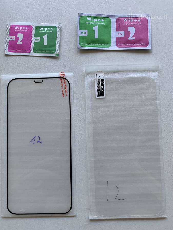 iPhone 12, 13 , 12mini, 8 grudintas stiklas 2€