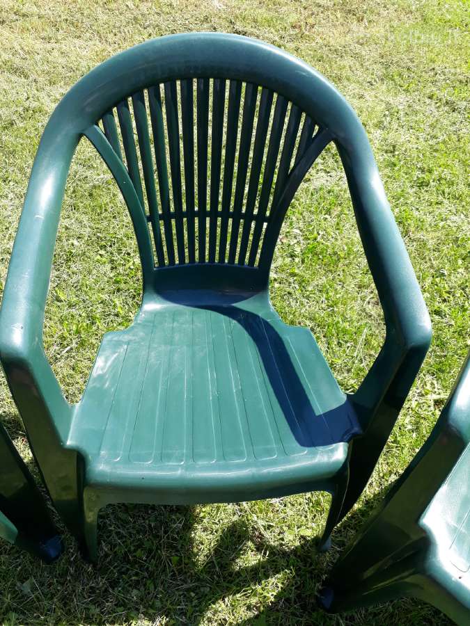 Lauko kėdės tvirto plastiko - nuotraukos Nr. 2