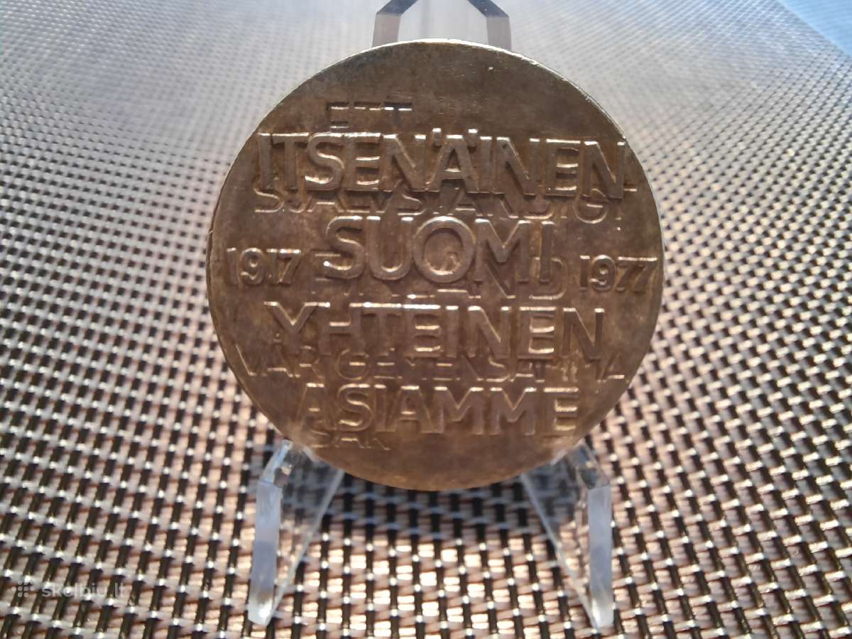 10 markių 1977 Suomija sidabras N006 - nuotraukos Nr. 2