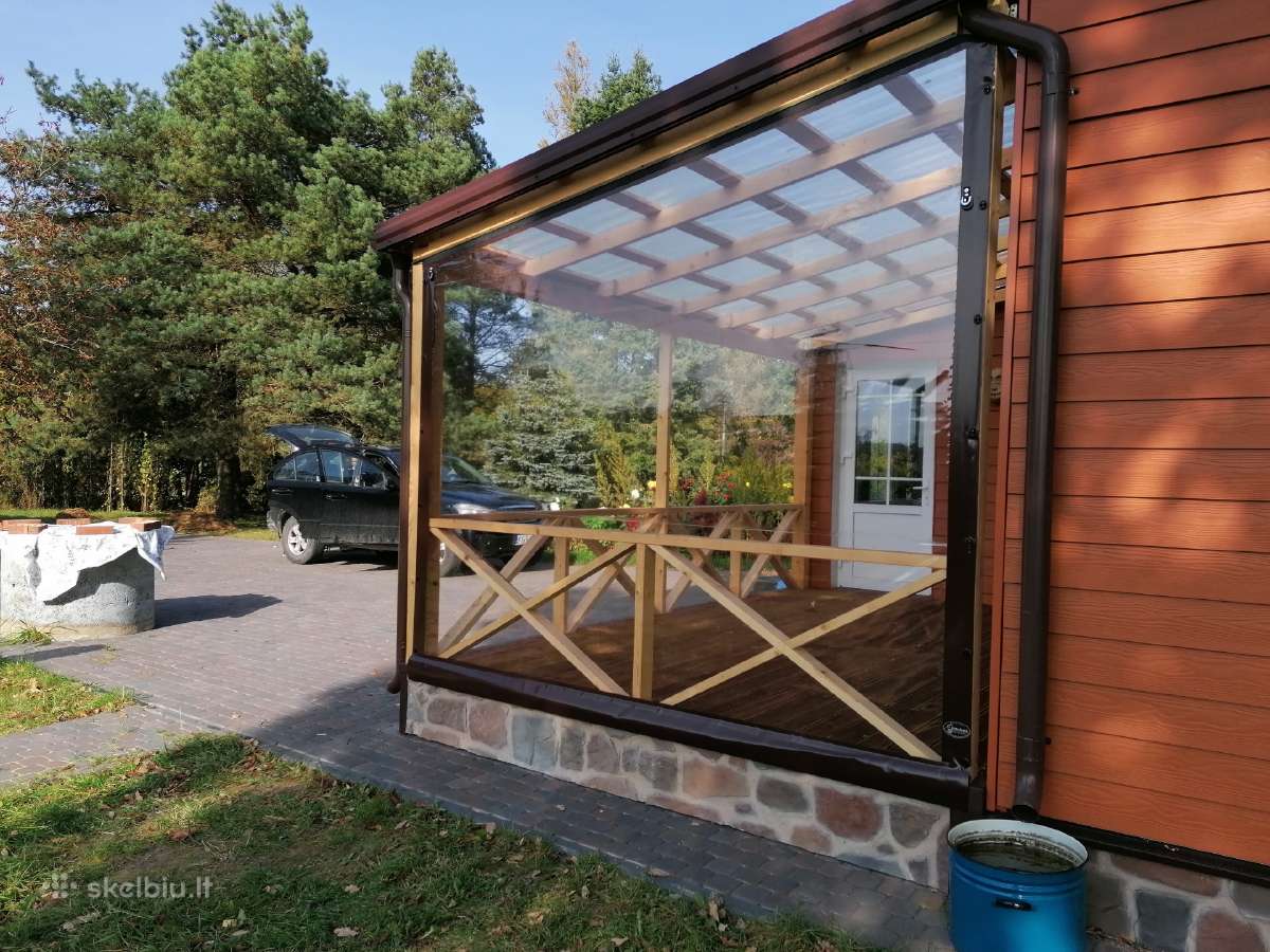 Skaidrūs tentai terasoms, pavėsinėms - nuotraukos Nr. 3