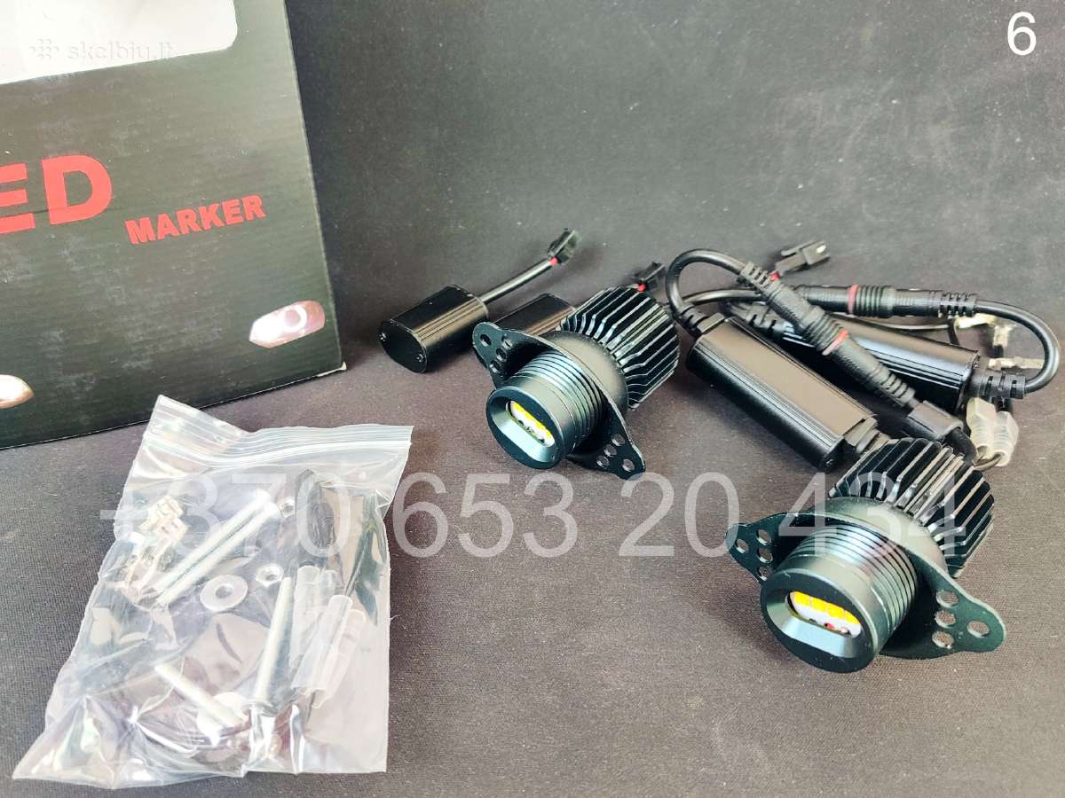 Bmw LED Markeriai Angel Eyes lemputės E90 E60 E39 - nuotraukos Nr. 20