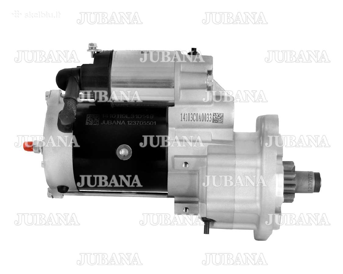 Starteris Case, Ford, New Holland Jubana 123708553 - nuotraukos Nr. 3