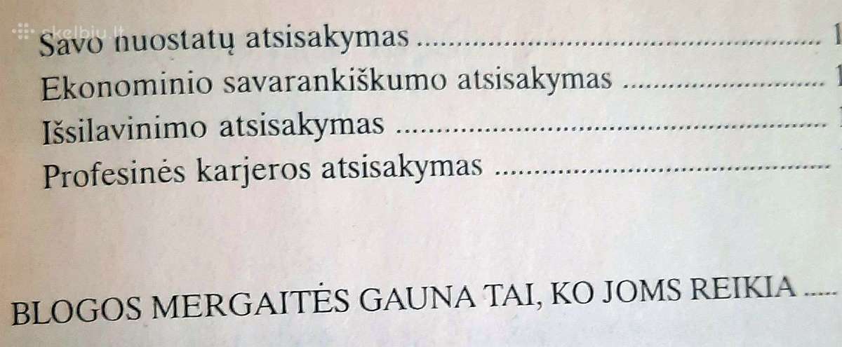 Geroms mergaitėms dangus, blogoms-viskas. U.ehrhar - nuotraukos Nr. 5
