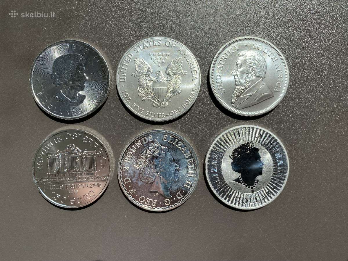 Perku investicines sidabrines monetas - nuotraukos Nr. 2