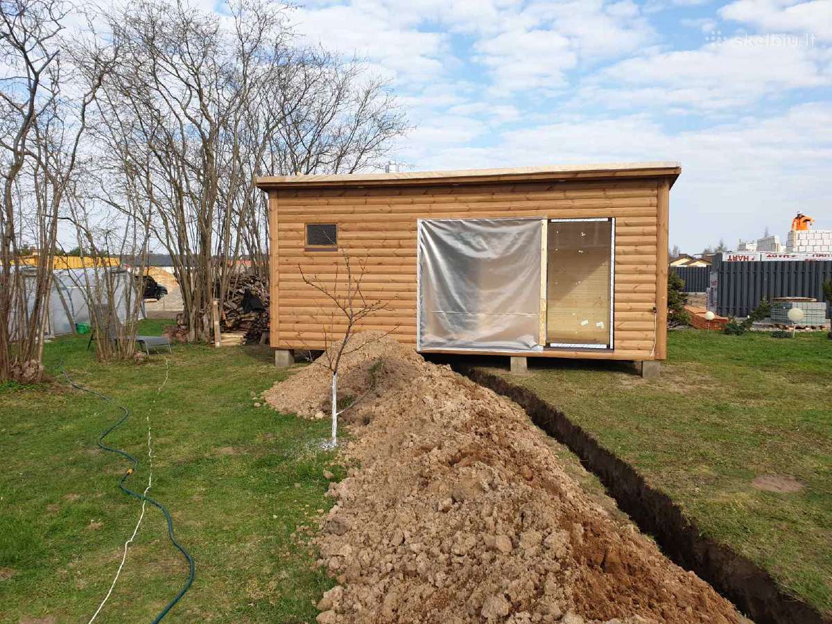 Karkasinė Pirtis 3x6 Kubilai su LED apšvietimu - nuotraukos Nr. 30