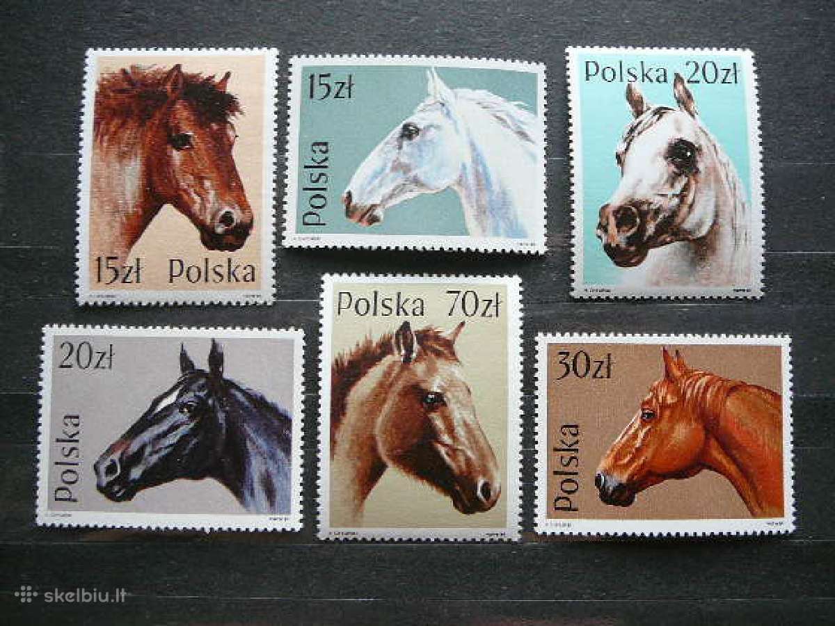 Arkliai Lenkija 1989 svarus lk3190