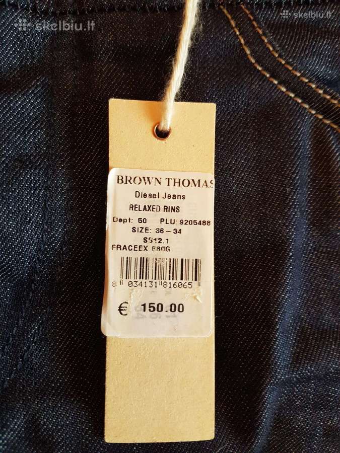 Nauji vyriški džinsai "diesel"-originalūs - nuotraukos Nr. 3