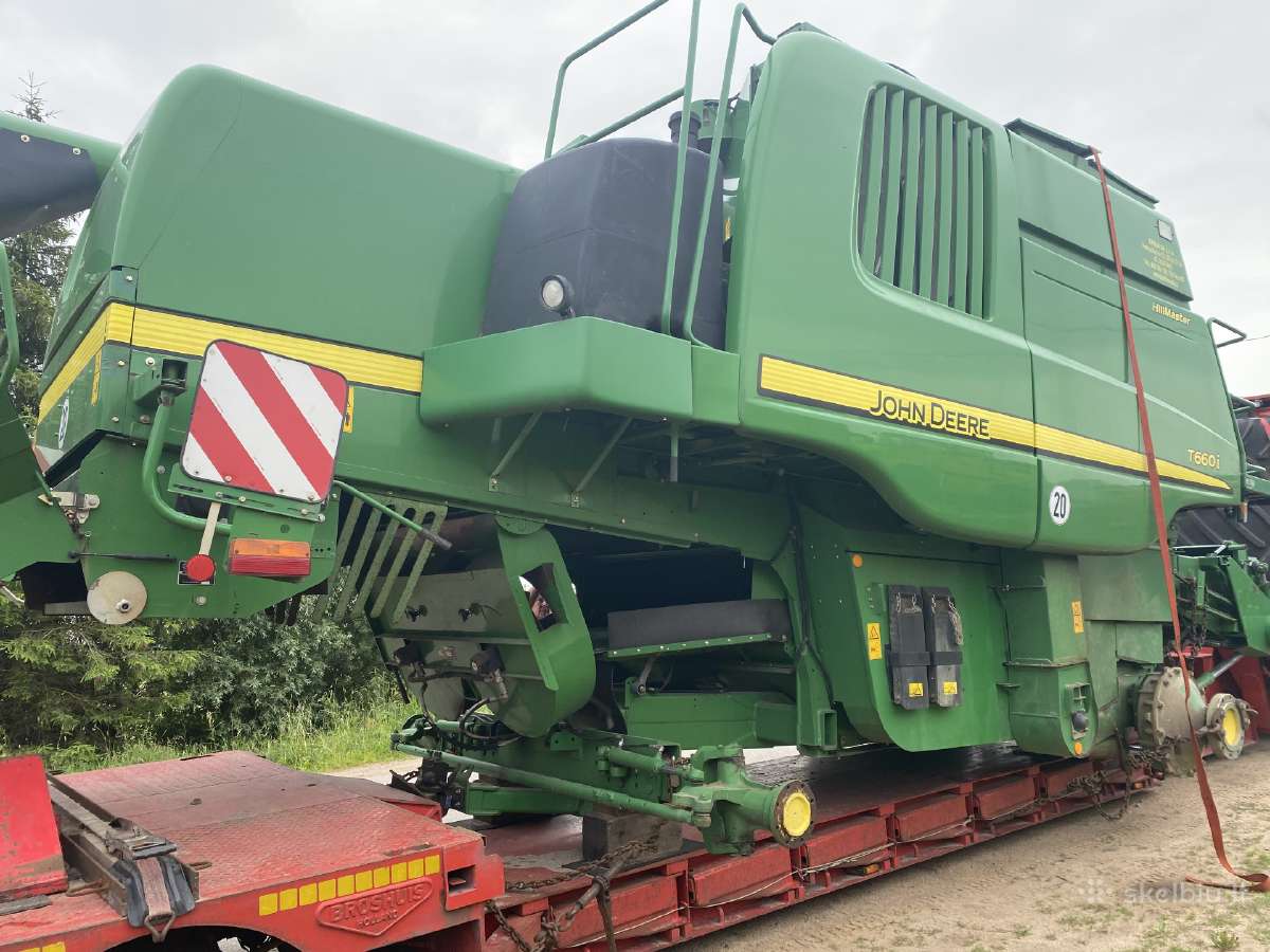 Kombainas John Deere T660 Hillmaster Ardomas Dalim - nuotraukos Nr. 7