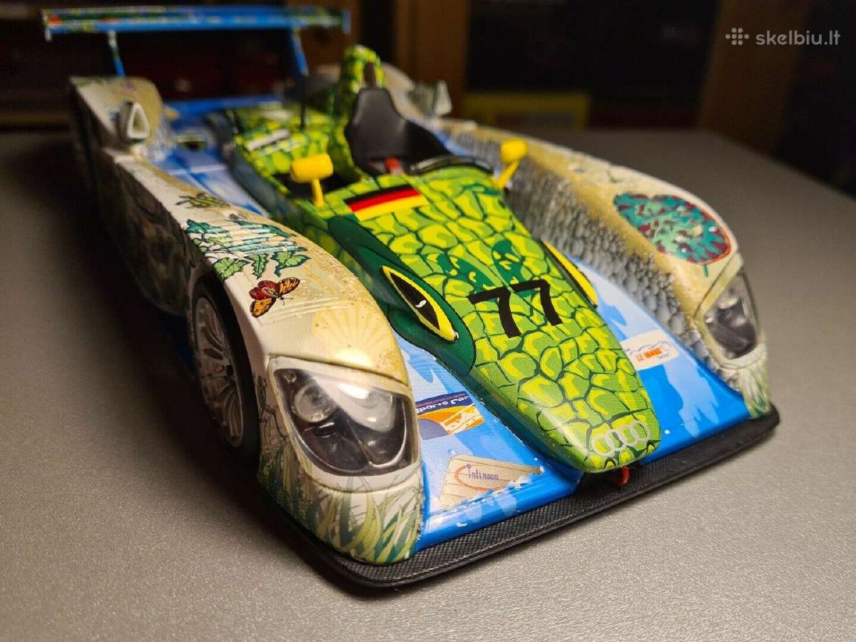 Audi r8r le mans dtm modelis 1:18 sportinis - nuotraukos Nr. 5