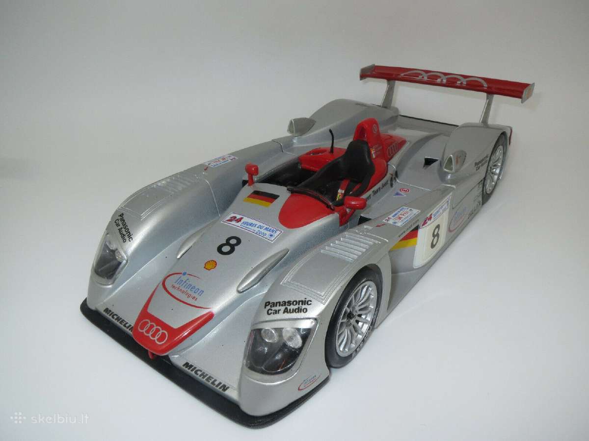 Audi r8r le mans dtm modelis 1:18 sportinis - nuotraukos Nr. 7
