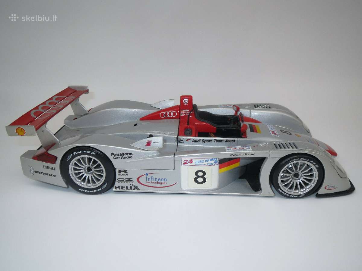Audi r8r le mans dtm modelis 1:18 sportinis - nuotraukos Nr. 8