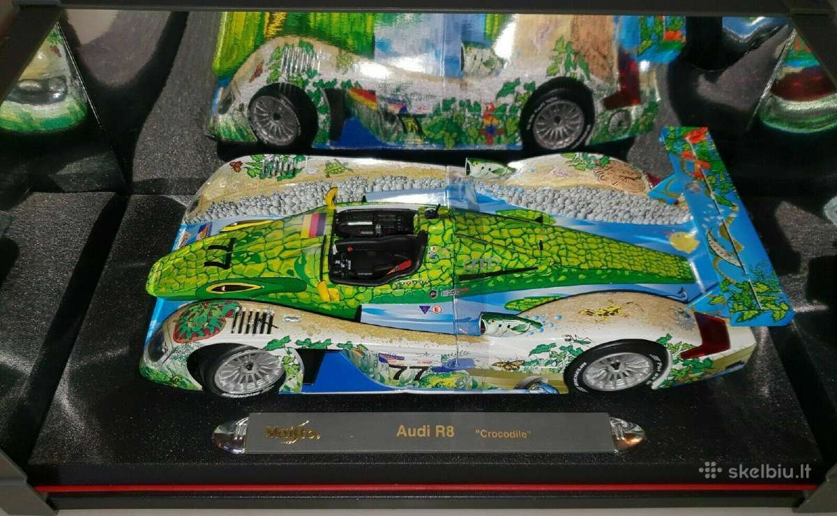 Audi r8r le mans dtm modelis 1:18 sportinis - nuotraukos Nr. 3