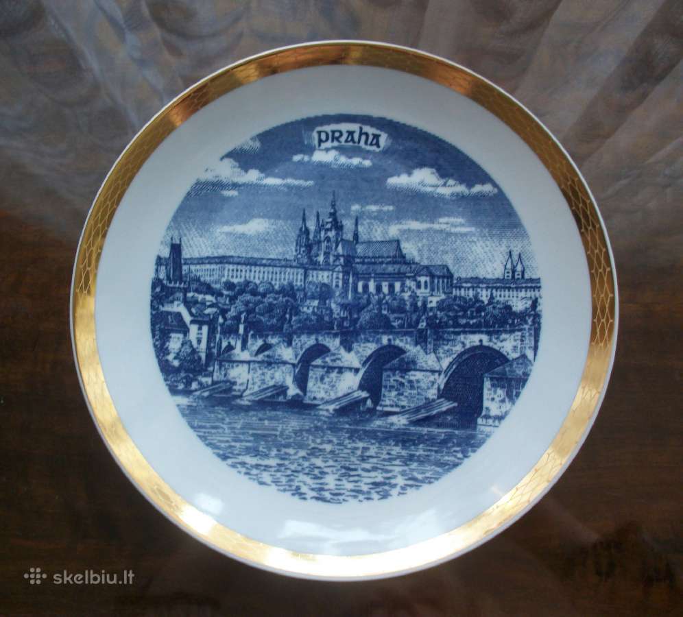 Bohemia porcelianas - lėkštė "Praha"