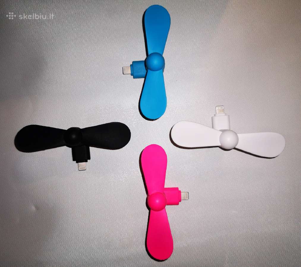 Mini ventiliatorius su Apple Lightning jungtimi - nuotraukos Nr. 4