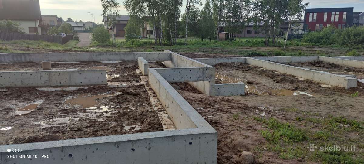 Pamatu liejimas , perdangu betonavimo darbai - nuotraukos Nr. 8
