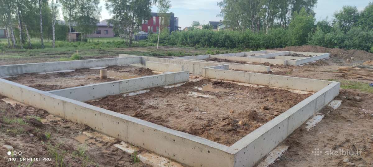 Pamatu liejimas , perdangu betonavimo darbai - nuotraukos Nr. 9