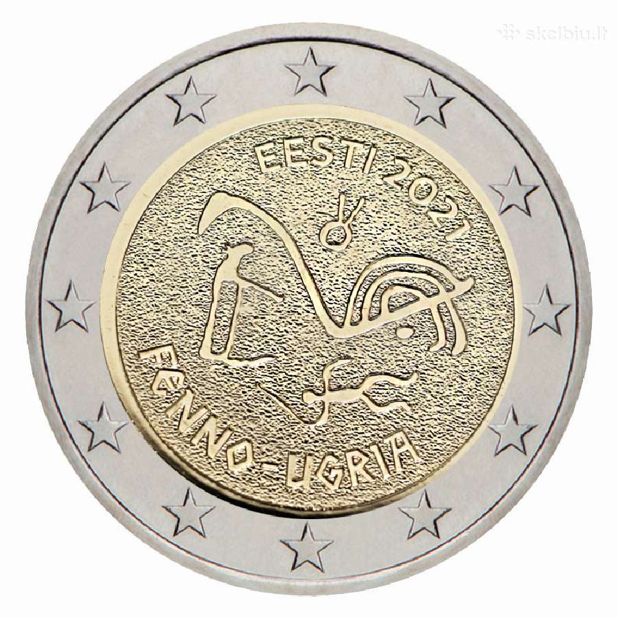 2 eurų Estijos Unc proginės monetos - nuotraukos Nr. 2