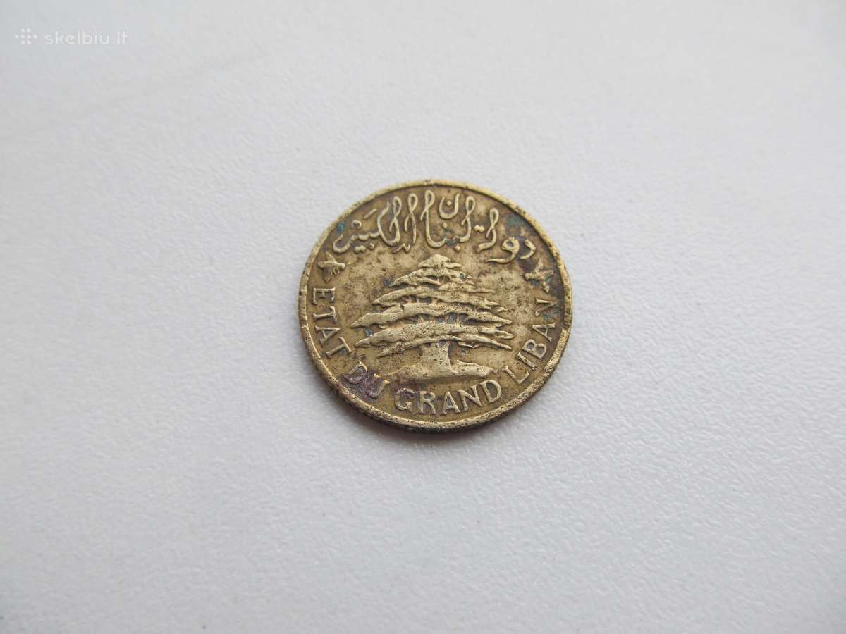 5 piastres , Libanas , 1936 - nuotraukos Nr. 2