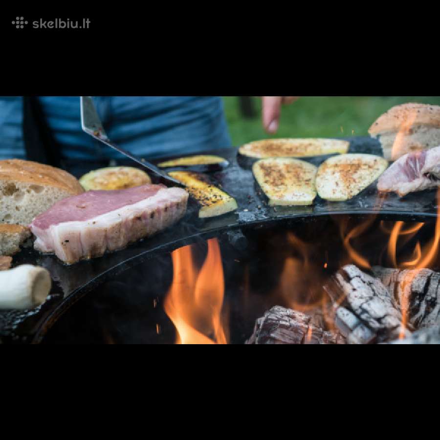 Aukuras, kepsninė su plokštuma, laužavietė - nuotraukos Nr. 5