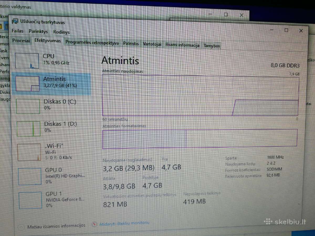 Asus vivopc/i5 /RAM 8gb/ssd120 hdd500/geforce 820m - nuotraukos Nr. 5