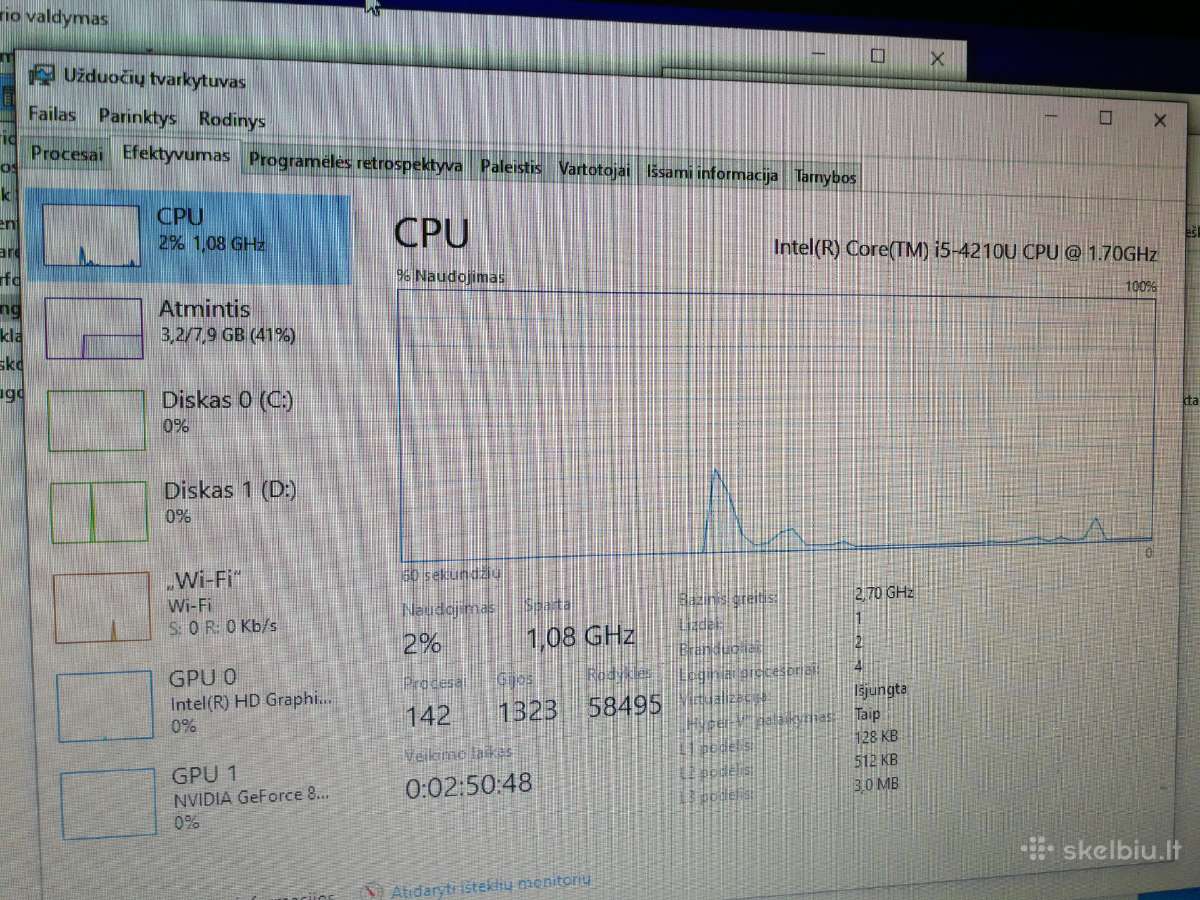 Asus vivopc/i5 /RAM 8gb/ssd120 hdd500/geforce 820m - nuotraukos Nr. 6