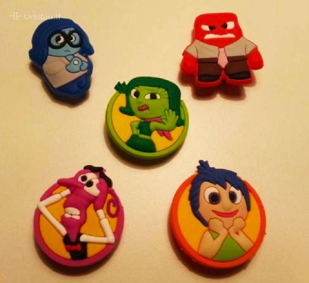 Crocs aksesuarai 5 rūšių iš "Inside out" filmuko - nuotraukos Nr. 2