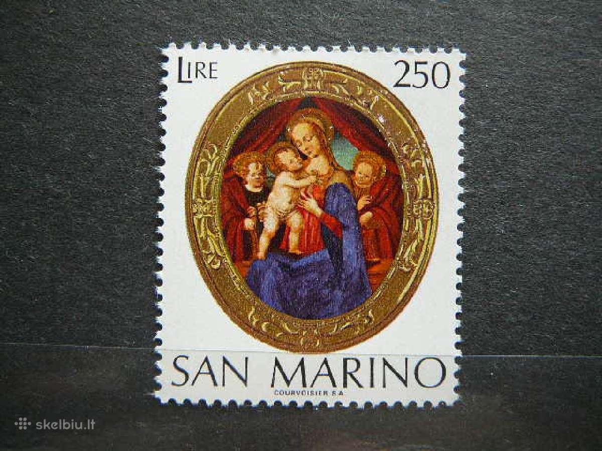 Sventos Kaledos San Marinas 1974 Mnh smr1082