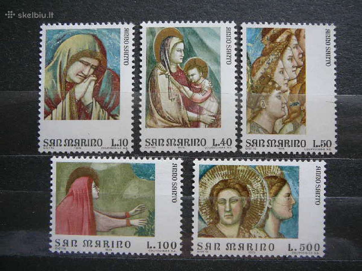 Daile Religija San Marinas 1975 Mnh smr1090