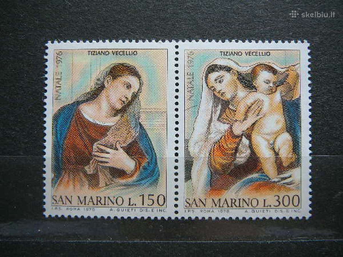 Daile Ticianas Kaledos San Marinas 1976 smr1125