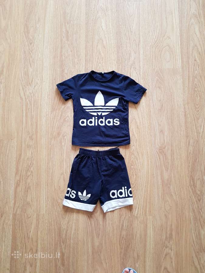Adidas komplektas šortai+maikute 110 d.