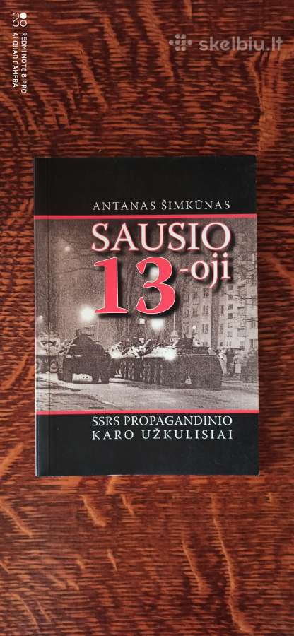 Parduodu knygute"sausio-13-oji"